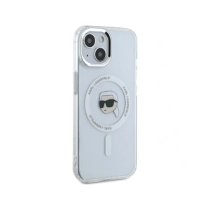 Hurtownia GSM - Karl Lagerfeld IML Metal Karl Head MagSafe Apple iPhone 15 Plus alb - KLD21952 - {ean13} - Hurt