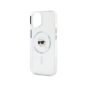 Hurtownia GSM - Karl Lagerfeld IML Metal Karl Head MagSafe Apple iPhone 15 Plus alb - KLD21952 - {ean13} - Hurt
