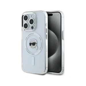Hurtownia GSM - Karl Lagerfeld IML Metall Karl Kopf MagSafe Apple iPhone 15 Pro Max weiß - KLD21954 - {ean13} - Hurt