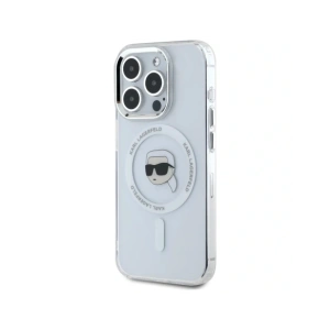 Hurtownia GSM - Karl Lagerfeld IML Metall Karl Kopf MagSafe Apple iPhone 15 Pro Max weiß - KLD21954 - {ean13} - Hurt