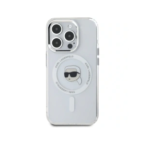 Hurtownia GSM - Karl Lagerfeld IML Metall Karl Kopf MagSafe Apple iPhone 15 Pro Max weiß - KLD21954 - {ean13} - Hurt