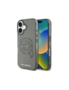 Etui Karl Lagerfeld IML Rhinestones Karl Head do Apple iPhone 16 czarny