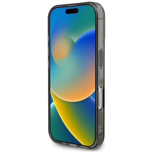 Etui Karl Lagerfeld IML Rhinestones Karl Head do Apple iPhone 16 czarny