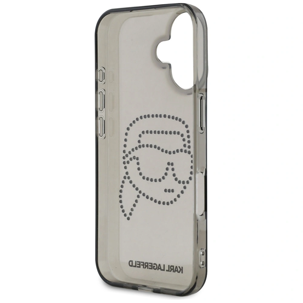 Hurtownia GSM - Etui Karl Lagerfeld IML Rhinestones Karl Head do Apple iPhone 16 czarny - KLD21955 - {ean13} - Hurt
