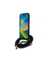 Hurtownia GSM - Guess 4G Velké Logo Kordová Křížová Taška Apple iPhone 16 Pro černá - GUE4401 - {ean13} - Hurt