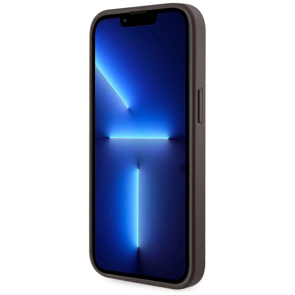 Hurtownia GSM - Guess 4G pruhy MagSafe peněženka Apple iPhone 15 hnědá - GUE4404 - {ean13} - Hurt