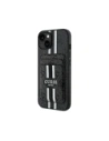 Guess 4G Streifen MagSafe Geldbörse Apple iPhone 15 schwarz