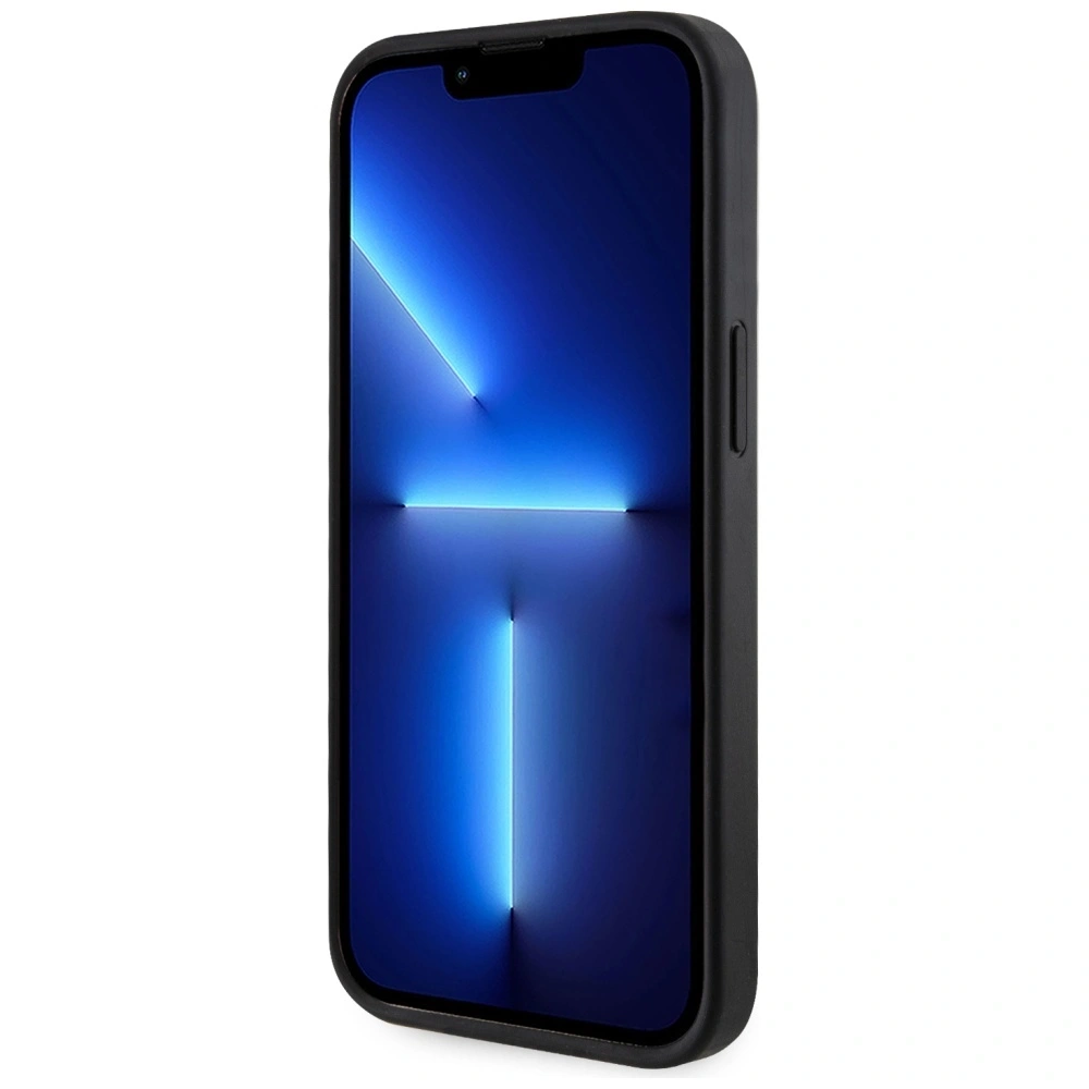 Hurtownia GSM - Guess 4G Csíkos MagSafe Pénztárca Apple iPhone 15 fekete - GUE4405 - {ean13} - Hurt