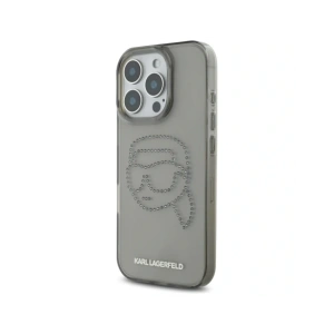 Hurtownia GSM - Karl Lagerfeld IML kamínky Karl hlava Apple iPhone 16 Pro černý - KLD21956 - {ean13} - Hurt