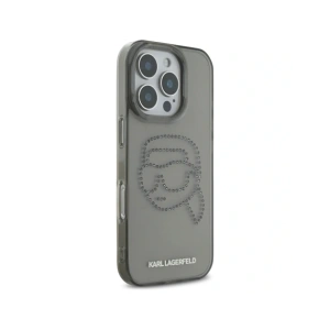 Hurtownia GSM - Karl Lagerfeld IML Rhinestones Karl Head Apple iPhone 16 Pro negru - KLD21956 - {ean13} - Hurt