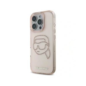 Hurtownia GSM - Karl Lagerfeld IML kamínky Karl Head Apple iPhone 16 Pro růžový - KLD21958 - {ean13} - Hurt