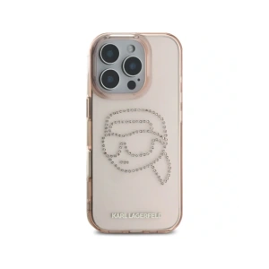 Hurtownia GSM - Karl Lagerfeld IML kamínky Karl Head Apple iPhone 16 Pro růžový - KLD21958 - {ean13} - Hurt