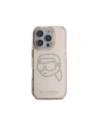 Hurtownia GSM - Karl Lagerfeld IML kamínky Karl Head Apple iPhone 16 Pro růžový - KLD21958 - {ean13} - Hurt