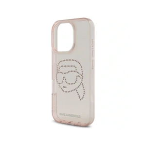 Hurtownia GSM - Karl Lagerfeld IML kamínky Karl Head Apple iPhone 16 Pro růžový - KLD21958 - {ean13} - Hurt