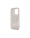 Hurtownia GSM - Karl Lagerfeld IML kamínky Karl Head Apple iPhone 16 Pro růžový - KLD21958 - {ean13} - Hurt