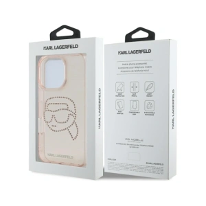 Hurtownia GSM - Karl Lagerfeld IML kamínky Karl Head Apple iPhone 16 Pro růžový - KLD21958 - {ean13} - Hurt