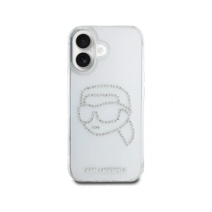 Hurtownia GSM - Karl Lagerfeld IML Rhinestones Karl Head Apple iPhone 16 transparent - KLD21959 - {ean13} - Hurt