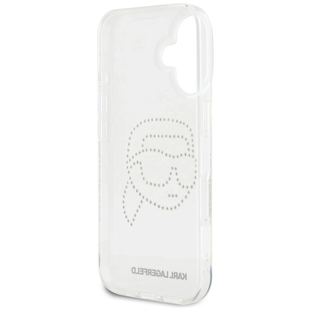 Hurtownia GSM - Etui Karl Lagerfeld IML Rhinestones Karl Head do Apple iPhone 16 przezroczysty - KLD21959 - {ean13} - Hurt