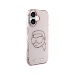 Hurtownia GSM - Karl Lagerfeld IML Rhinestones Karl Head Apple iPhone 16 roz - KLD21960 - {ean13} - Hurt
