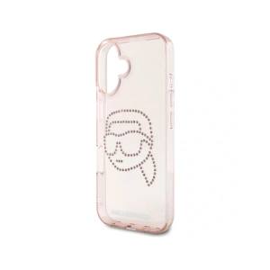 Hurtownia GSM - Karl Lagerfeld IML Rhinestones Karl Head Apple iPhone 16 roz - KLD21960 - {ean13} - Hurt