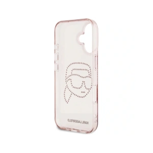 Hurtownia GSM - Karl Lagerfeld IML Rhinestones Karl Head Apple iPhone 16 roz - KLD21960 - {ean13} - Hurt