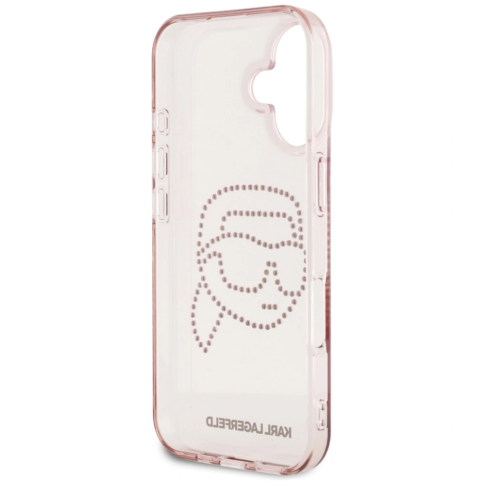 Hurtownia GSM - Karl Lagerfeld IML Strass Karl Kopf Apple iPhone 16 rosa - KLD21960 - {ean13} - Hurt