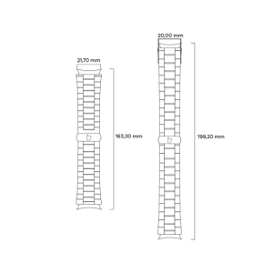 Hurtownia GSM - Bizon Strap Óra Aura Okosóra 22mm fekete - BIZ8638 - {ean13} - Hurt