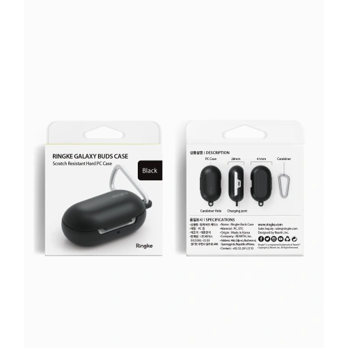 Etui Ringke Case dla Samsung Galaxy Buds/Buds+ Black
