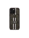 Wholesale Guess 4G Stripes MagSafe Wallet Apple iPhone 16 Pro Max brown - GUE4406 - {ean13} - Hurt