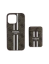 Hurtownia GSM - Guess 4G Stripe MagSafe Wallet Apple iPhone 16 Pro Max maro - GUE4406 - {ean13} - Hurt