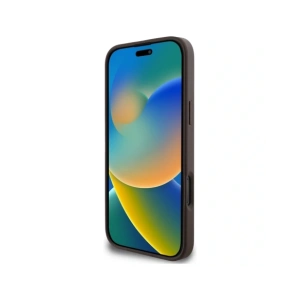 Hurtownia GSM - Guess 4G Csíkos MagSafe Pénztárca Apple iPhone 16 Pro Max barna - GUE4406 - {ean13} - Hurt
