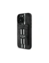 Wholesale Guess 4G Stripes MagSafe Wallet Apple iPhone 16 Pro Max black - GUE4407 - {ean13} - Hurt