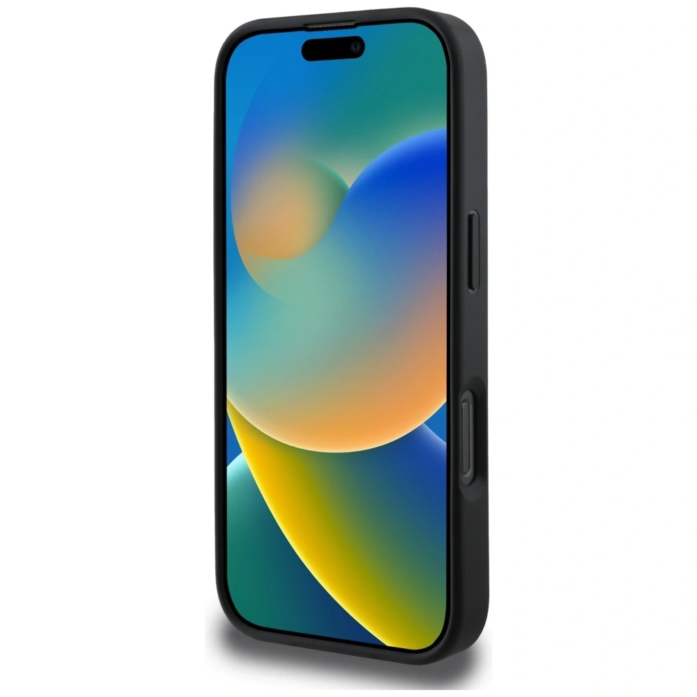 Hurtownia GSM - Guess 4G pruhy MagSafe peněženka Apple iPhone 16 Pro Max černý - GUE4407 - {ean13} - Hurt