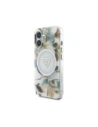 Hurtownia GSM - Guess Flori Sclipitoare butoane Triunghi MagSafe Apple iPhone 16 alb - GUE4408 - {ean13} - Hurt
