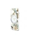 Hurtownia GSM - Guess Flori Sclipitoare butoane Triunghi MagSafe Apple iPhone 16 alb - GUE4408 - {ean13} - Hurt