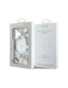 Hurtownia GSM - Guess Flori Sclipitoare butoane Triunghi MagSafe Apple iPhone 16 alb - GUE4408 - {ean13} - Hurt