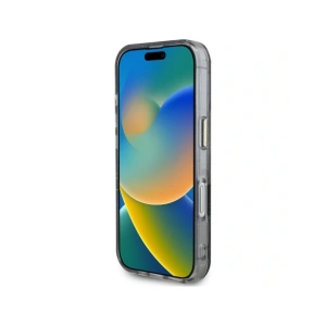 Hurtownia GSM - Guess Csillogó Virágok Háromszög Gombok MagSafe Apple iPhone 16 fekete - GUE4409 - {ean13} - Hurt