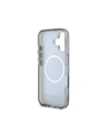 Hurtownia GSM - Guess Flori Glitter Butoane Triunghi MagSafe Apple iPhone 16 negru - GUE4409 - {ean13} - Hurt