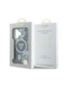 Hurtownia GSM - Guess Flori Glitter Butoane Triunghi MagSafe Apple iPhone 16 negru - GUE4409 - {ean13} - Hurt