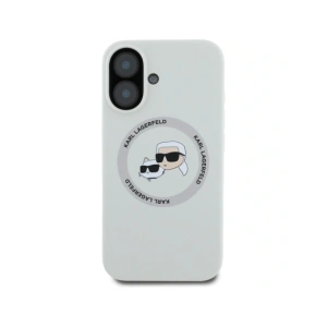Hurtownia GSM - Karl Lagerfeld Silicon Double Heads și Circle MagSafe Apple iPhone 16 bej - KLD21961 - {ean13} - Hurt