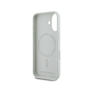 Hurtownia GSM - Karl Lagerfeld Silicon Double Heads și Circle MagSafe Apple iPhone 16 bej - KLD21961 - {ean13} - Hurt