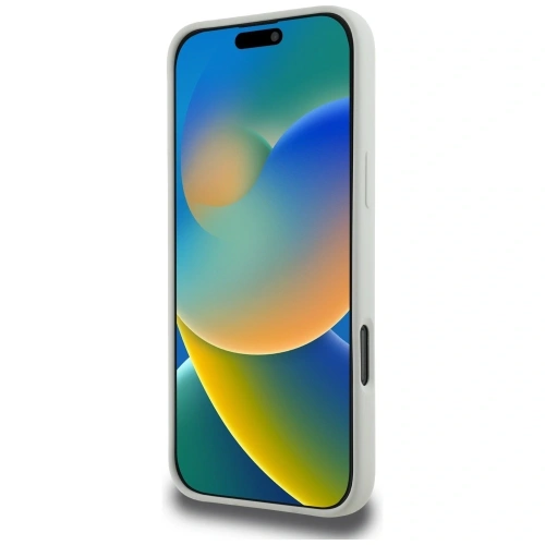 Etui Karl Lagerfeld Silicone Double Heads And Circle MagSafe do Apple iPhone 16 Pro Max beżowy