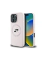 Hurtownia GSM - Karl Lagerfeld Silikonové dvojité hlavy a kruh MagSafe Apple iPhone 16 Pro růžový - KLD21965 - {ean13} - Hurt