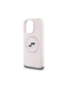 Wholesale Karl Lagerfeld Silicone Double Heads And Circle MagSafe Apple iPhone 16 Pro pink - KLD21965 - {ean13} - Hurt
