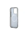 Hurtownia GSM - Guess Glitrové květiny trojúhelníkové tlačítka MagSafe Apple iPhone 16 Pro černý - GUE4412 - {ean13} - Hurt