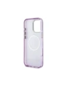 Hurtownia GSM - Etui Guess Glitter Flowers Triangle Buttons MagSafe do Apple iPhone 16 Pro fioletowy - GUE4413 - {ean13} - Hurt