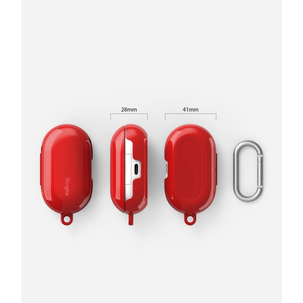 Hurtownia GSM - Etui Ringke Case pro Samsung Galaxy Buds/Buds+ Lesklá červená - RGK1180RED - {ean13} - Hurt