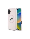 Hurtownia GSM - Karl Lagerfeld Silikonové dvojité hlavy a kruh MagSafe Apple iPhone 16 růžový - KLD21966 - {ean13} - Hurt