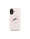 Hurtownia GSM - Karl Lagerfeld Szilikon dupla fejek és kör alakú MagSafe Apple iPhone 16 rózsaszín - KLD21966 - {ean13} - Hurt