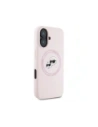 Hurtownia GSM - Karl Lagerfeld Silikonové dvojité hlavy a kruh MagSafe Apple iPhone 16 růžový - KLD21966 - {ean13} - Hurt